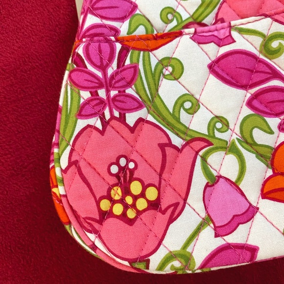 Vera Bradley Lilli Bell Pink Floral Purse - Picture 7 of 10